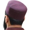imageMens Premium Islamic Skull Cap Hat Topi Takke for Muslim Men Turban KufiMaroon