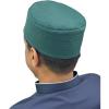 imageModefa Structured Kufi Skull Cap Hat Topi Takke Muslim Mens Kufi PlainGreen