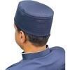 imageModefa Structured Kufi Skull Cap Hat Topi Takke Muslim Mens Kufi PlainNavy