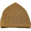 imageModefa Turkish Islamic Kufi Takke  Cotton Blend Knit Cap  One Size Fits Most Skullie Beanie Taqiyah  Prayer Cap Muslim MenCamel Beige