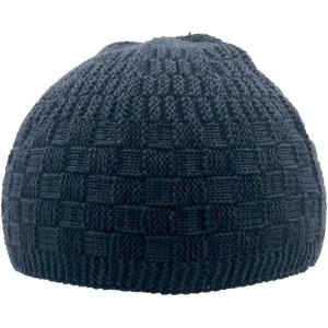 imageModefa Checkered Knit Islamic Prayer Cap OneSize Turkish Kufi Hat Taqiya Takke PeciBlue
