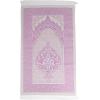 imageModefa Islamic Prayer Mat Gift Set  Thin Travel Janamaz Sajadah in Taffeta Gift Bag with Tasbih Prayer Beads  Chenille Turkish Praying Carpet  Ramadan ampamp Eid Gift Set BlackFuchsia