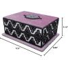 imageModefa Islamic Turkish Holy Quran in Arabic with Keepsake Velvet Gift Case ampamp Prayer Beads Tulip RedPinkBlack