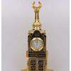 imageModefa Islamic Turkish Table Decor Showpiece Gift Sculpture Figure Arabic 99 Names of Allah Kaba Clock Tower Replica GoldSmall  67in x 67in wide  10in tall