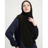 imageModefa Turkish Islamic Practical Easy Simple Instant Ready Long One Piece Amira Hijab ScarfBlack