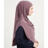 imageModefa Turkish Islamic Practical Easy Simple Instant Ready Long One Piece Amira Hijab ScarfLilac