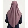 imageModefa Turkish Islamic Practical Easy Simple Instant Ready Long One Piece Amira Hijab ScarfLilac
