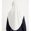 imageModefa Turkish Islamic Practical Easy Simple Instant Ready Long One Piece Amira Hijab ScarfWhite