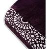 imageModefa Turkish Islamic Prayer Mat  Chenille with Foam and Carrying Bag  Intricate Praying Rug Ramadan Eid Gift  Traditional Muslim Janamaz Seccade for Men Women  Mustaqim RedPurple
