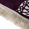 imageModefa Turkish Islamic Prayer Mat  Chenille with Foam and Carrying Bag  Intricate Praying Rug Ramadan Eid Gift  Traditional Muslim Janamaz Seccade for Men Women  Mustaqim RedPurple