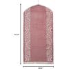 imageModefa Turkish Islamic Prayer Mat  Chenille with Foam and Carrying Bag  Intricate Praying Rug Ramadan Eid Gift  Traditional Muslim Janamaz Seccade for Men Women  Mustaqim RedRose Pink