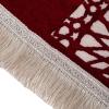 imageModefa Turkish Islamic Prayer Mat  Chenille with Foam and Carrying Bag  Intricate Praying Rug Ramadan Eid Gift  Traditional Muslim Janamaz Seccade for Men Women  Mustaqim RedRed