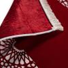 imageModefa Turkish Islamic Prayer Mat  Chenille with Foam and Carrying Bag  Intricate Praying Rug Ramadan Eid Gift  Traditional Muslim Janamaz Seccade for Men Women  Mustaqim RedRed