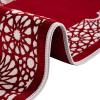 imageModefa Turkish Islamic Prayer Mat  Chenille with Foam and Carrying Bag  Intricate Praying Rug Ramadan Eid Gift  Traditional Muslim Janamaz Seccade for Men Women  Mustaqim RedRed