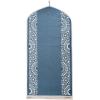 imageModefa Turkish Islamic Prayer Mat  Chenille with Foam and Carrying Bag  Intricate Praying Rug Ramadan Eid Gift  Traditional Muslim Janamaz Seccade for Men Women  Mustaqim RedLight Blue