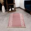 imageModefa Turkish Islamic Prayer Mat  Chenille with Foam and Carrying Bag  Intricate Praying Rug Ramadan Eid Gift  Traditional Muslim Janamaz Seccade for Men Women  Mustaqim RedRose Pink
