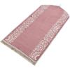 imageModefa Turkish Islamic Prayer Mat  Chenille with Foam and Carrying Bag  Intricate Praying Rug Ramadan Eid Gift  Traditional Muslim Janamaz Seccade for Men Women  Mustaqim RedRose Pink