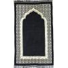 imageModefa Turkish Islamic Prayer Mat  Thin Woven Chenille Sajjadah  Intricate Praying Rug Ramadan Eid Gift  Traditional Muslim Janamaz Sajada for Men Women  Geometric Selcuk Star Light GreenBlack