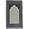 imageModefa Turkish Islamic Prayer Mat Janamaz Sajjadah  Thin Woven Cotton Praying Rug Ramadan Eid Gift  Traditional Muslim Sejada for Men Women  Hira Diamond RedBlack