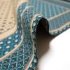 imageModefa Turkish Islamic Prayer Mat Janamaz Sajjadah  Thin Woven Cotton Praying Rug Ramadan Eid Gift  Traditional Muslim Sejada for Men Women  Hira Diamond RedTurquoise Blue