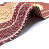 imageModefa Turkish Islamic Prayer Mat Janamaz Sajjadah  Thin Woven Cotton Praying Rug Ramadan Eid Gift  Traditional Muslim Sejada for Men Women  Hira Diamond RedRed