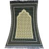 imageModefa Turkish Islamic Prayer Mat Janamaz Sajjadah  Thin Woven Cotton Praying Rug Ramadan Eid Gift  Traditional Muslim Sejada for Men Women  Hira Diamond RedDark Green