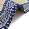 imageModefa Turkish Islamic Prayer Mat Janamaz Sajjadah  Thin Woven Cotton Praying Rug Ramadan Eid Gift  Traditional Muslim Sejada for Men Women  Hira Diamond RedRoyal Blue