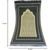 imageModefa Turkish Islamic Prayer Mat Janamaz Sajjadah  Thin Woven Cotton Praying Rug Ramadan Eid Gift  Traditional Muslim Sejada for Men Women  Hira Diamond RedDark Green