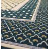 imageModefa Turkish Islamic Prayer Mat Janamaz Sajjadah  Thin Woven Cotton Praying Rug Ramadan Eid Gift  Traditional Muslim Sejada for Men Women  Hira Diamond RedDark Green