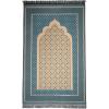 imageModefa Turkish Islamic Prayer Mat Janamaz Sajjadah  Thin Woven Cotton Praying Rug Ramadan Eid Gift  Traditional Muslim Sejada for Men Women  Hira Diamond RedTurquoise Blue