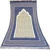 imageModefa Turkish Islamic Prayer Mat Janamaz Sajjadah  Thin Woven Cotton Praying Rug Ramadan Eid Gift  Traditional Muslim Sejada for Men Women  Hira Diamond RedRoyal Blue