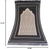 imageModefa Turkish Islamic Prayer Mat Janamaz Sajjadah  Thin Woven Cotton Praying Rug Ramadan Eid Gift  Traditional Muslim Sejada for Men Women  Hira Diamond RedBlack