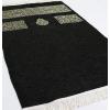 imageModefa Turkish Islamic Prayer Rug  Chenille Muslim Prayer Mat Islam Sajada  Muslim Prayer Rug Janamaz  Ramadan or Eid Gift with Car Hanger  Luxury Woven Meccan Black KBBlack Kaba
