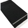 imageModefa Turkish Islamic Prayer Rug  Chenille Praying Mat Sajada for Men and Women  Traditional Muslim Praying Carpet Janamaz  Ramadan or Eid Gift  Luxury Woven Meccan Black Simple