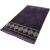 imageModefa Turkish Islamic Prayer Rug  Large ampamp Wide Soft Velvet Janamaz  Comfortable Muslim Praying Mat for Men ampamp Women  Ramadan or Eid Gift  with Prayer Beads Tesbih  Grand Plush PlumPurple