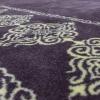 imageModefa Turkish Islamic Prayer Rug  Large ampamp Wide Soft Velvet Janamaz  Comfortable Muslim Praying Mat for Men ampamp Women  Ramadan or Eid Gift  with Prayer Beads Tesbih  Grand Plush PlumPurple