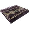 imageModefa Turkish Islamic Prayer Rug  Large ampamp Wide Soft Velvet Janamaz  Comfortable Muslim Praying Mat for Men ampamp Women  Ramadan or Eid Gift  with Prayer Beads Tesbih  Grand Plush PlumPurple