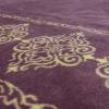 imageModefa Turkish Islamic Prayer Rug  Large ampamp Wide Soft Velvet Janamaz  Comfortable Muslim Praying Mat for Men ampamp Women  Ramadan or Eid Gift  with Prayer Beads Tesbih  Grand Plush PlumLilac