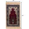 imageModefa Turkish Islamic Prayer Rug  Multi Person Janamaz Sajada for Family  Large Gathering ampamp Group Praying Mat Carpet  5 Person Imam Prayer Rug RedMulti 1RedMulti 1