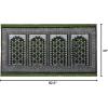 imageModefa Turkish Islamic Prayer Rug  Multi Person Janamaz Sajada for Family or Large Gathering ampamp Group Praying Carpet  Wide Plush Velvet Praying Mat Green Arch  4 PersonGreen Arch  4 Person