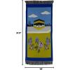 imageModefa Turkish Islamic Prayer Rug  Thin Praying Carpet for Boys and Girls  Small Child Size Muslim Prayer Mat for Young Kids  Ramadan or Eid Gift  Floral Floral KB Blue ampamp YellowFloral Kb Blue  Yellow