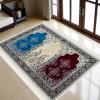 imageModefa Turkish Islamic Prayer Rug  Wide Plush Velvet Mat  Multi Person Muslim Janamaz for Family  Large Gathering ampamp Group Sajada Carpet  Floral Arch  3 Person 17111710  RedBeigeTeal Green