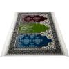 imageModefa Turkish Islamic Prayer Rug  Wide Plush Velvet Mat  Multi Person Muslim Janamaz for Family  Large Gathering ampamp Group Sajada Carpet  Floral Arch  3 Person 1711178  GreenRedBlue