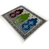 imageModefa Turkish Islamic Prayer Rug  Wide Plush Velvet Mat  Multi Person Muslim Janamaz for Family  Large Gathering ampamp Group Sajada Carpet  Floral Arch  3 Person 1711178  GreenRedBlue