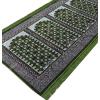 imageModefa Turkish Islamic Prayer Rug  Wide Plush Velvet Praying Mat  Large Gathering ampamp Group Sajada  Multi Person Muslim Janamaz  Long Row 8 Person Praying Carpet  Geometric Arch RedVined Arch Green