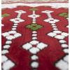 imageModefa Turkish Islamic Prayer Rug  Wide Plush Velvet Praying Mat  Large Gathering ampamp Group Sajada  Multi Person Muslim Janamaz  Long Row 8 Person Praying Carpet  Geometric Arch RedVined Arch Red