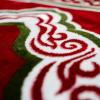imageModefa Turkish Islamic Prayer Rug  Wide Plush Velvet Praying Mat  Multi Person Muslim Janamaz Sajada for Family or Large Gathering ampamp Group Praying Carpet  Floral Arch  3 Person RedRed