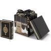 imageModefa Turkish Prayer Mat  Thin Woven Chenille Praying Rug for Men and Women  Ramadan or Eid Gift Set for Muslim with Quran Tesbih Prayer Beads  Ottoman Gift Box Set BlueBlack