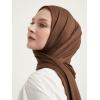 imageModefa Womens Turkish Islamic Premium Jersey Hijab Shawl Wrap ScarfBrown