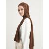 imageModefa Womens Turkish Islamic Premium Jersey Hijab Shawl Wrap ScarfBrown